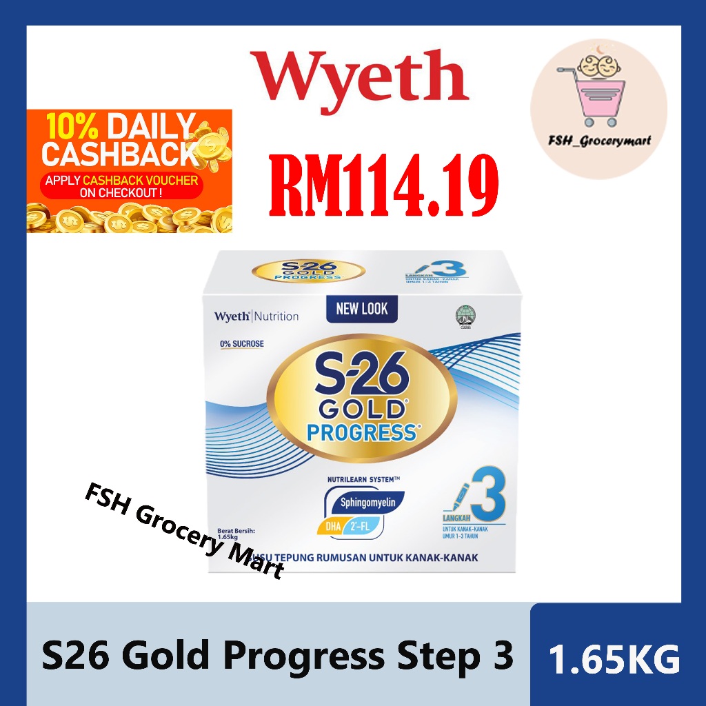 S26 Gold Progress Step 3 - 1.65KG (Wyeth) | Shopee Malaysia