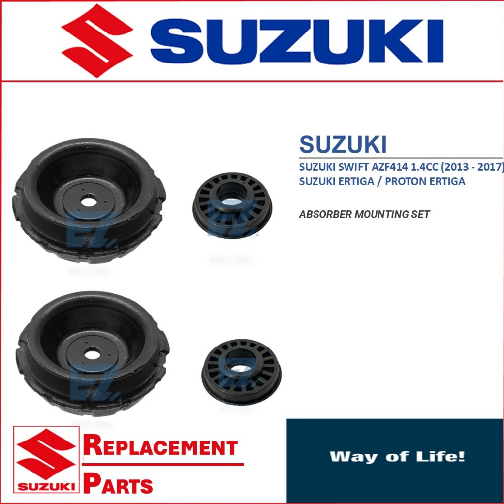 [4 IN 1]- FRONT ABSORBER MOUNTING SET BEARING SUZUKI SWIFT AZF414 1.4 ...