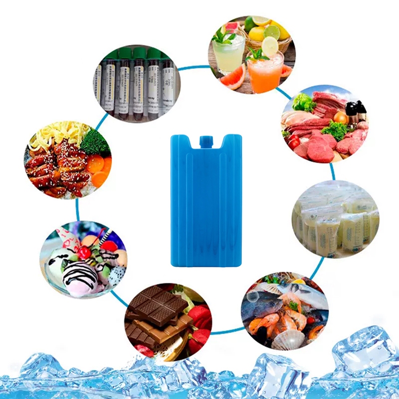 4pcs/400ml Freezer Packs Ice Gel Ice Block Reusable Ice Box Storage ...