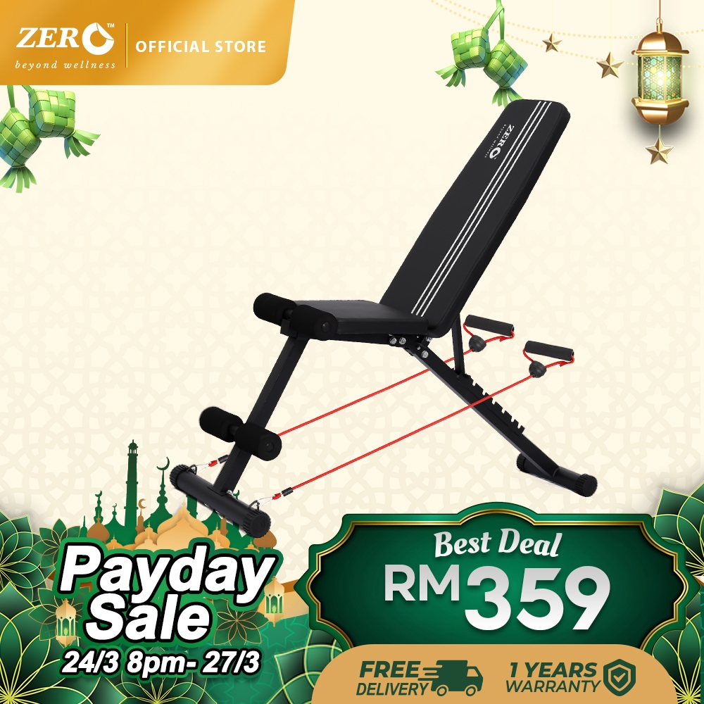 Zero Healthcare GYM WEIGHT BENCH X – Multipurpose Adjustable Bench for ...