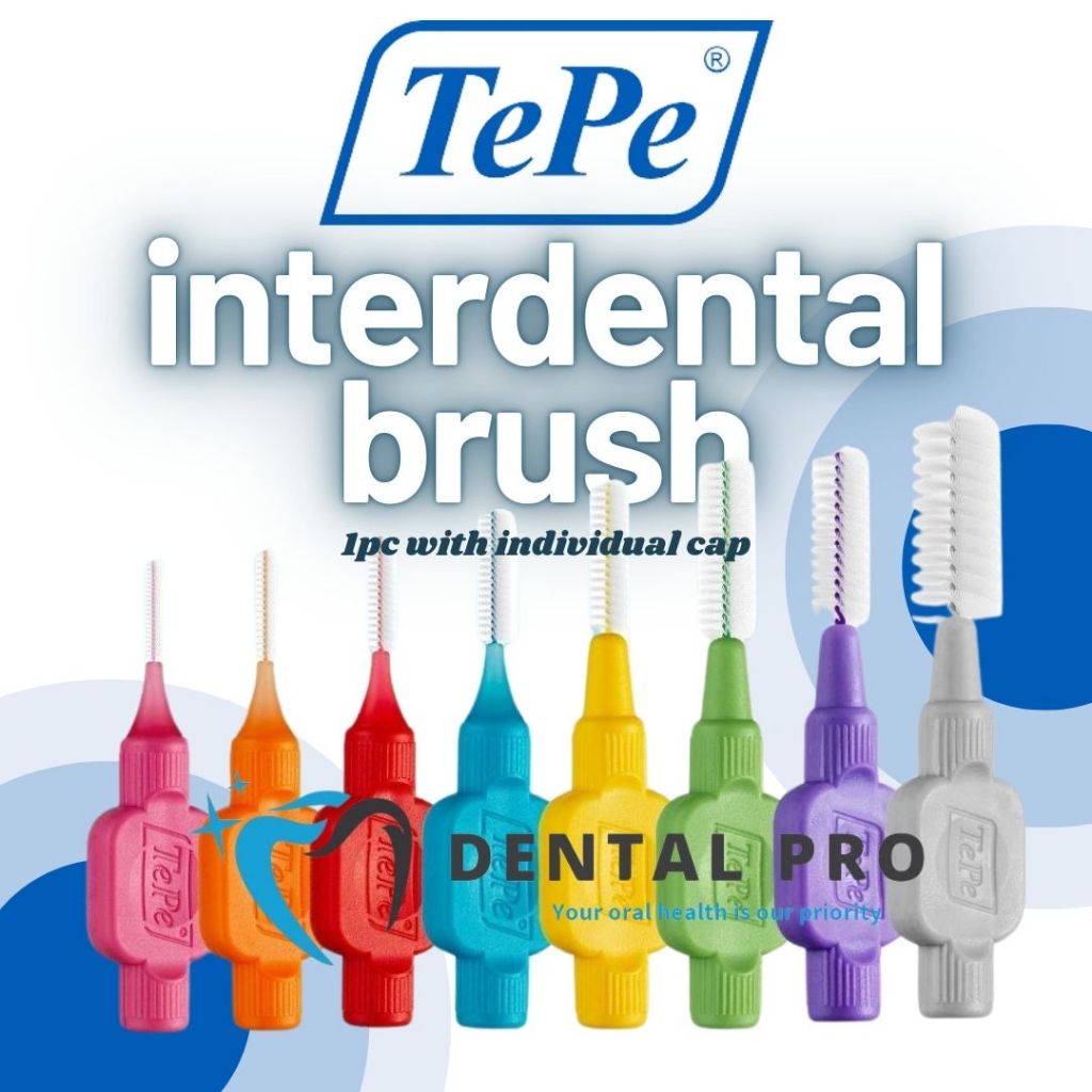 Tepe Sweden original interdental brush (1pc/ pack with CAP) Size 0,1,2 ...