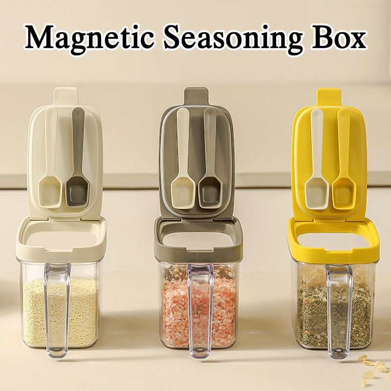 Kitchen Seasoning Storage Jar Kitchen Spice Container Sealed Moisture ...