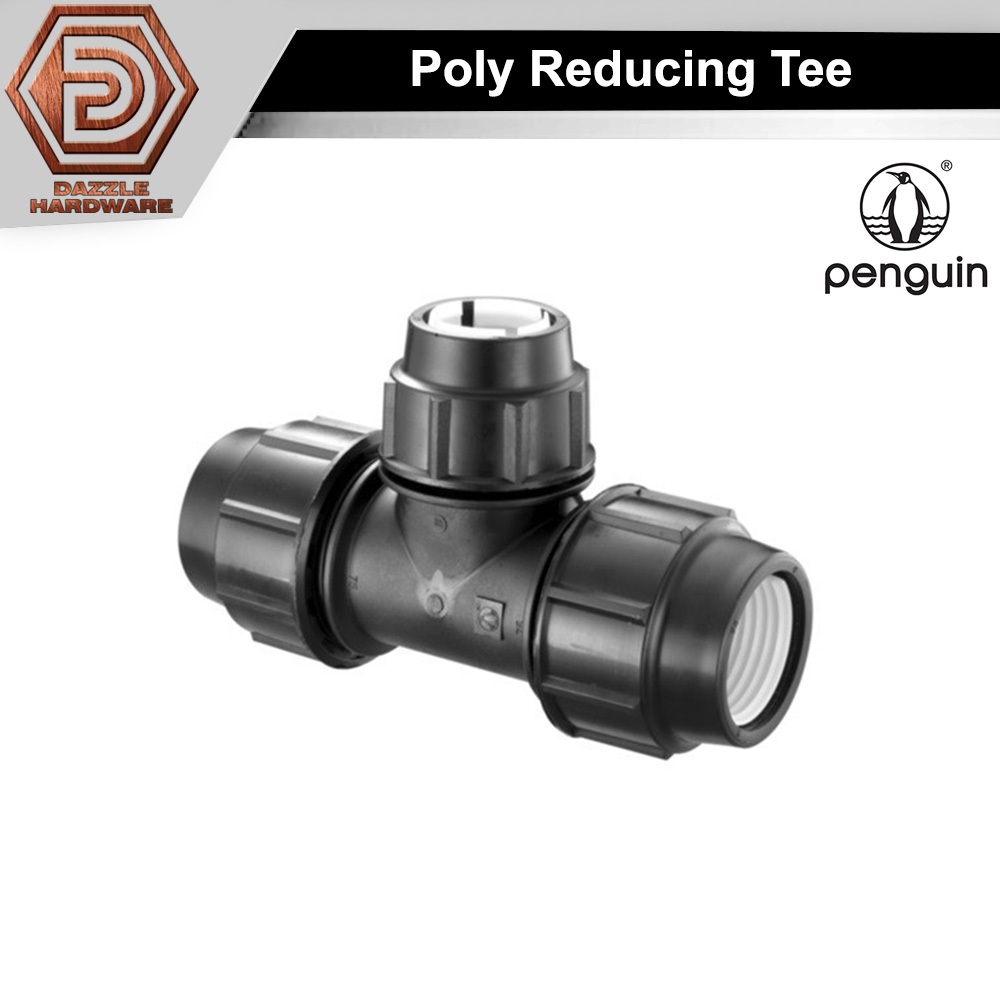 Poly reducing tee poly tee reducer penyambung poli t besar kecil ...