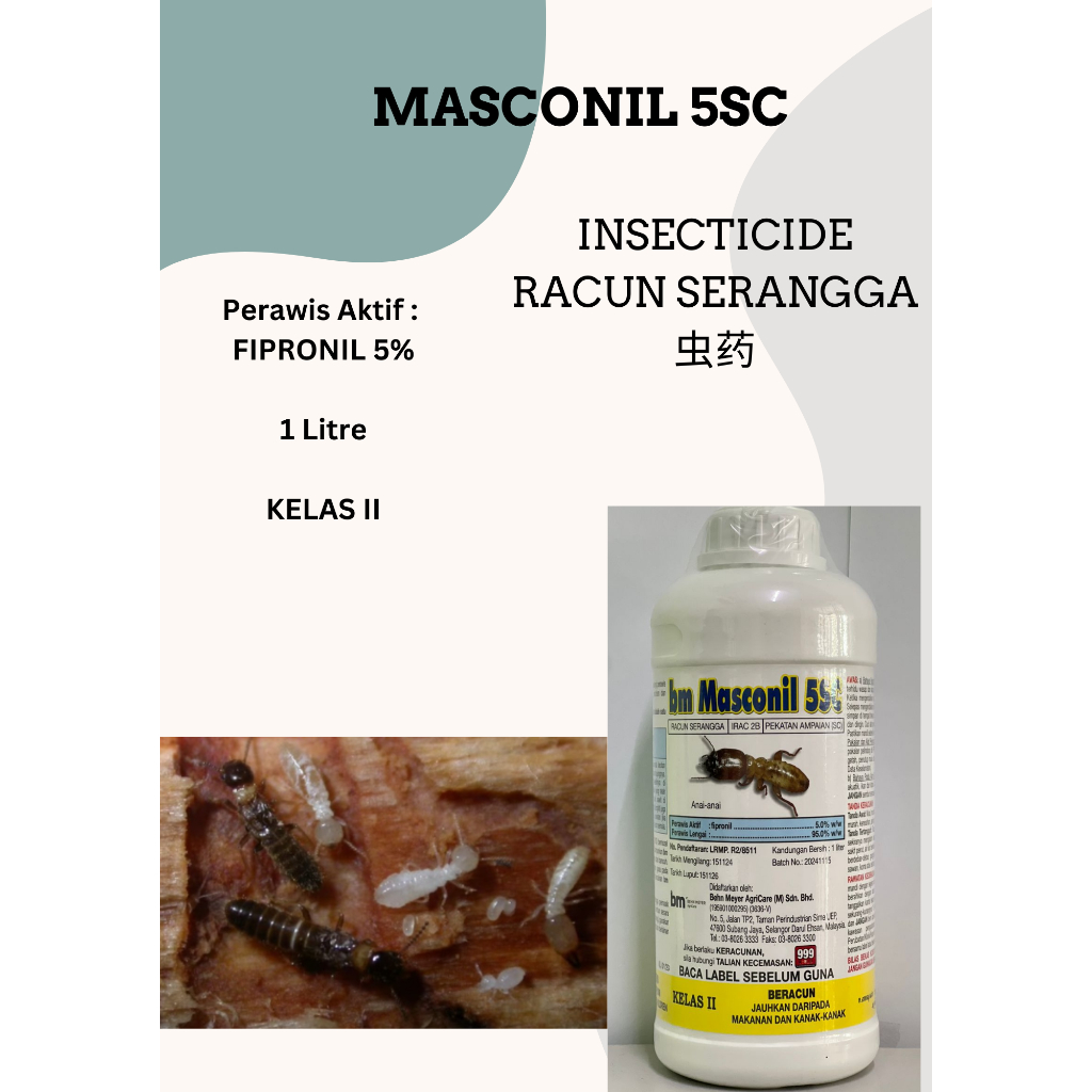 Behn Meyer Masconil 5SC (Insecticides/虫药/Racun Serangga) | Shopee Malaysia