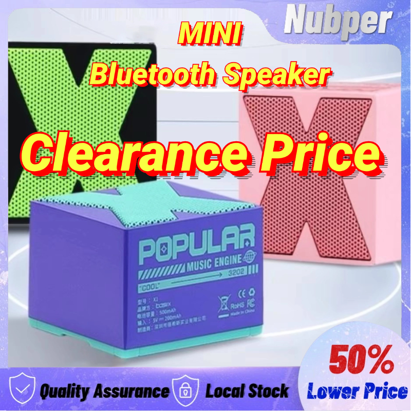 Wireless Bluetooth Mini Speaker X1 Portable Desktop Colorful Speaker ...