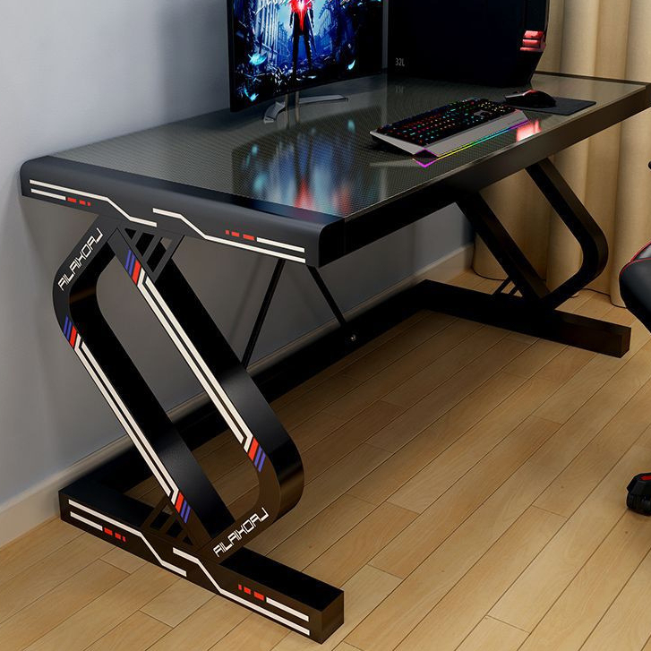 Game Tables Desktop Carbon Fiber Tempered Glass Texture Thickened ...