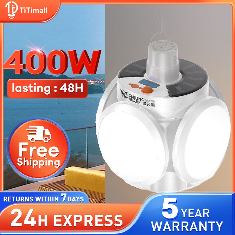 Solar Light LED Solar Emergency USB Foldable Led Bulb Cable ...