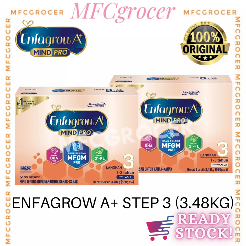 Enfagrow A+ Step 3 (ASLI 3.48Kg / VANILLA 3.48Kg ) | Shopee Malaysia