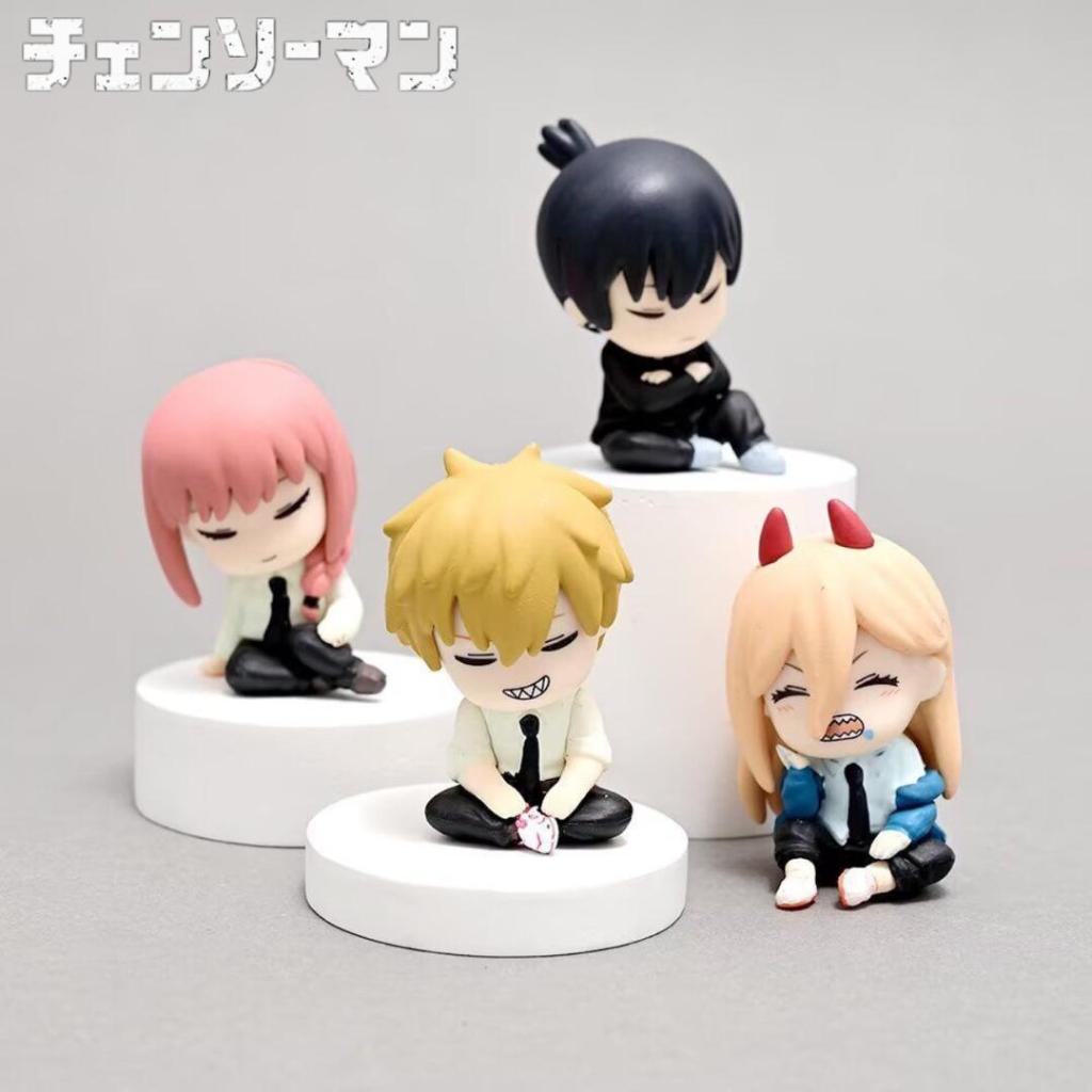Chainsaw Man Sleeping Denji Power Makima Aki Hayakawa Sit Sleeping Mini ...