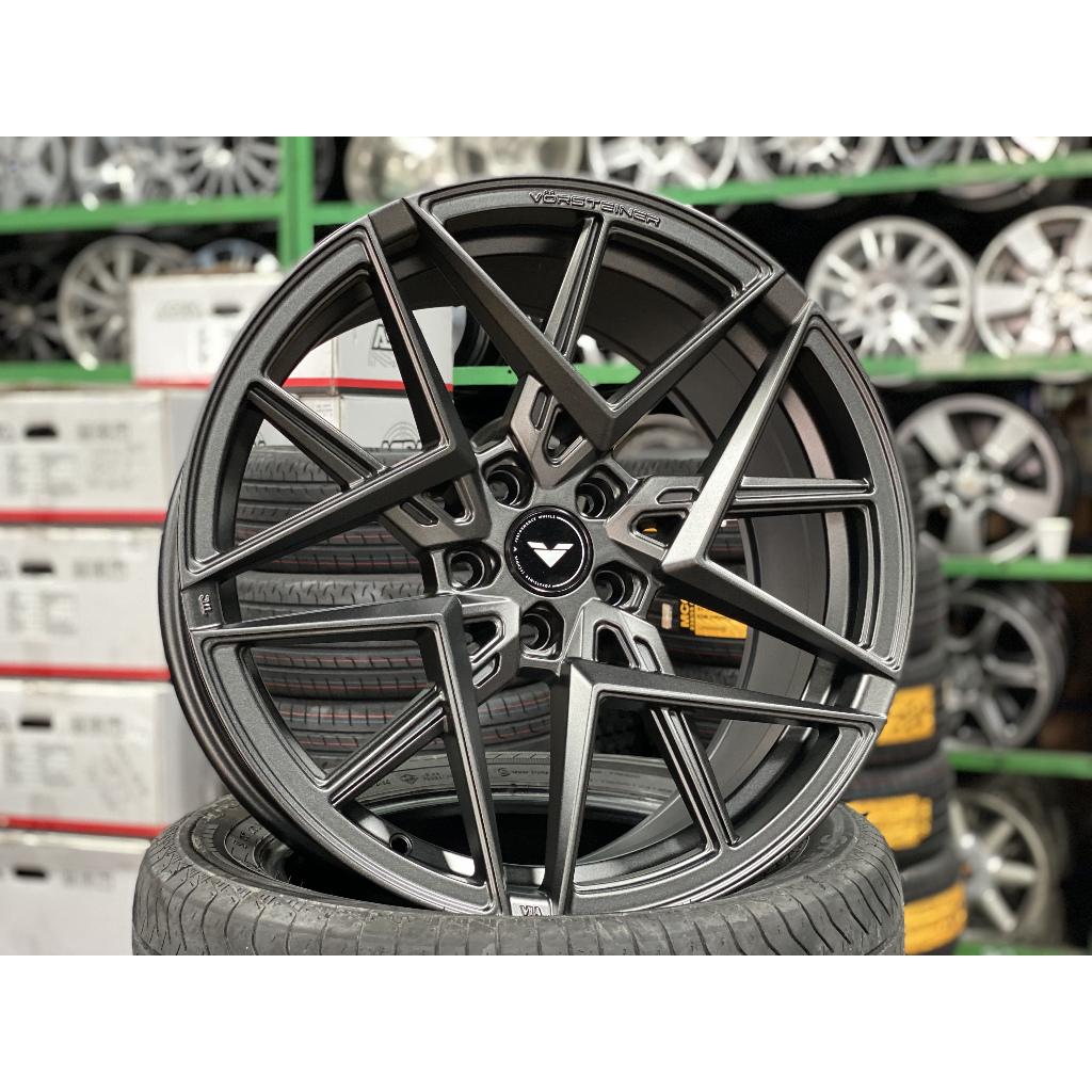 NEW 19X8.5J 19X9.5J Vorsteiner VFF113 Rim (set of 4) Graphite 5X112 for ...