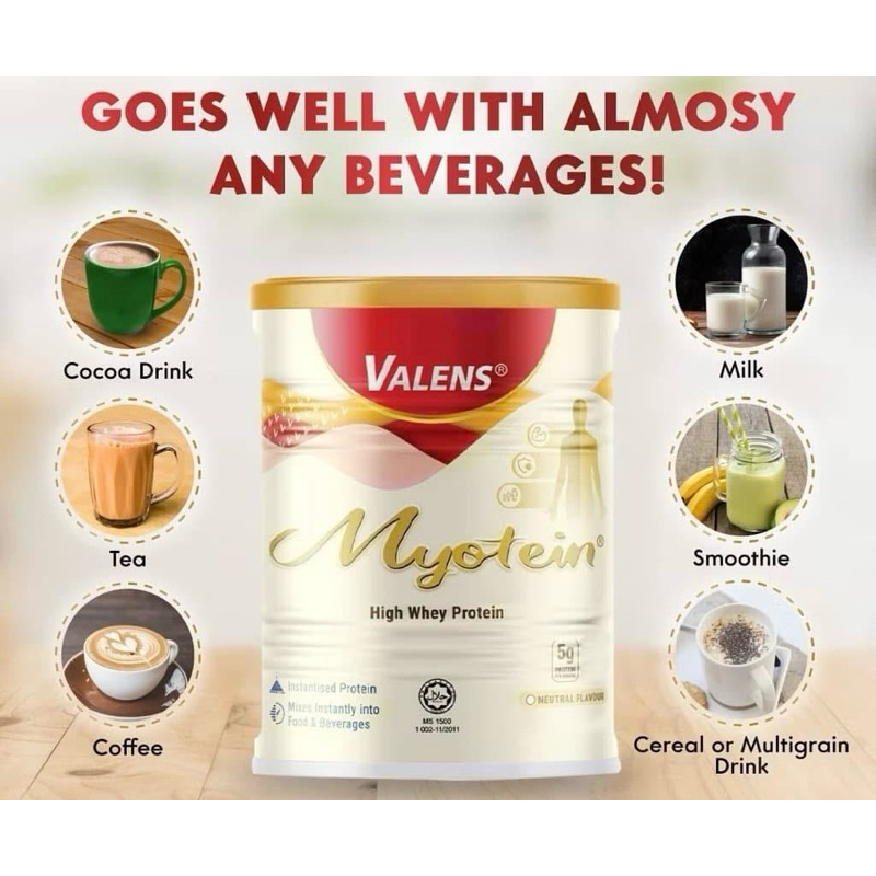 Valens Myotein High Whey Protein 300g (Exp: 10/ 2025) | Shopee Malaysia