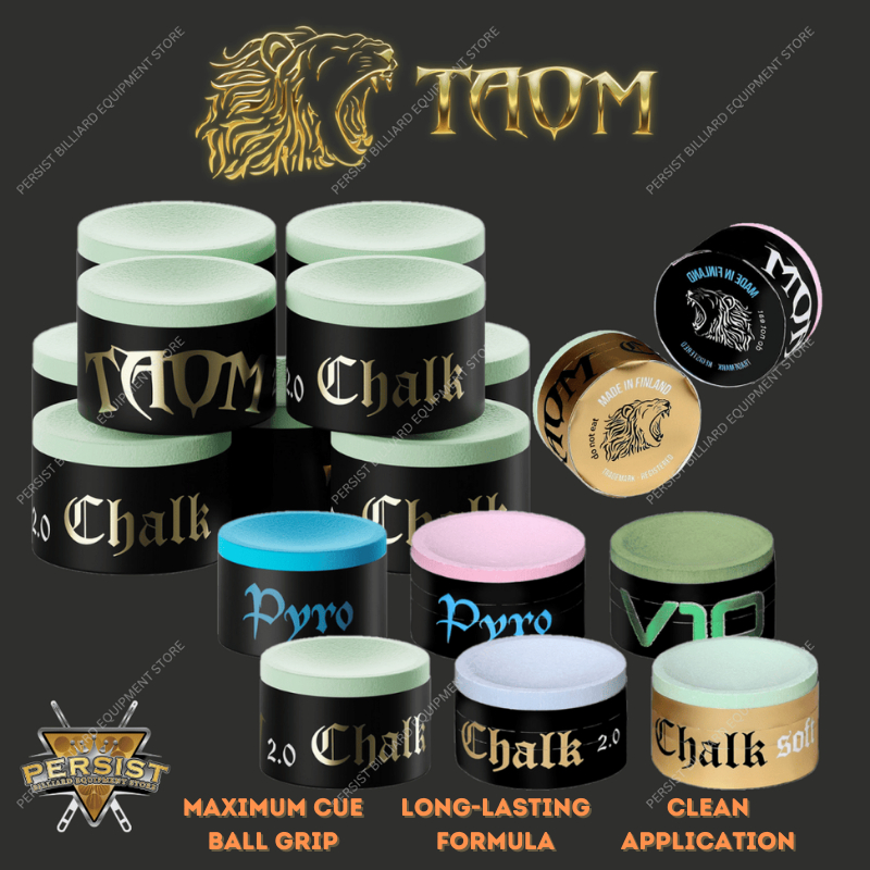 Finland Imported Taom Chalk - Snooker Pool Prochalk V10 - Soft - 2.0 ...
