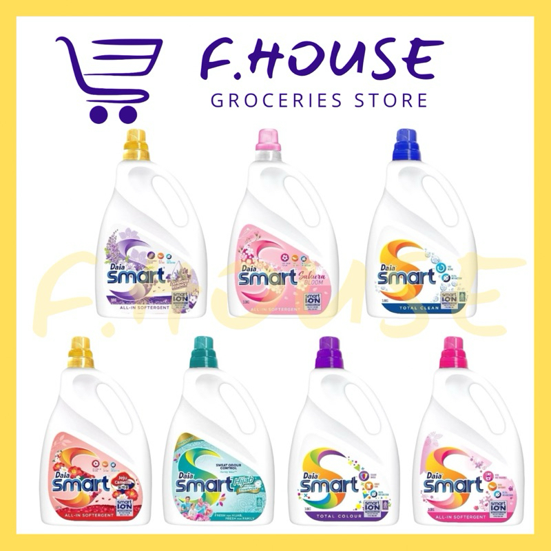 DAIA SMART Liquid Detergent (3.6kg / 3.8kg) | Shopee Malaysia