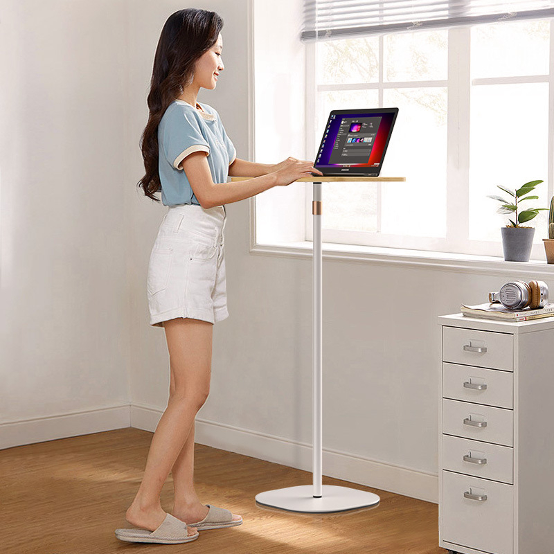 Laptop Stand Audio Floor Standing Workbench Sofa Side Table Adjustable ...