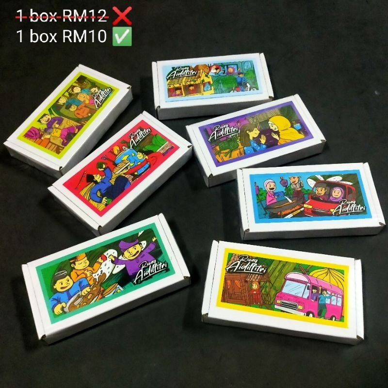 SAMPUL RAYA DOODLE [1 BOX 35 PCS] | Shopee Malaysia