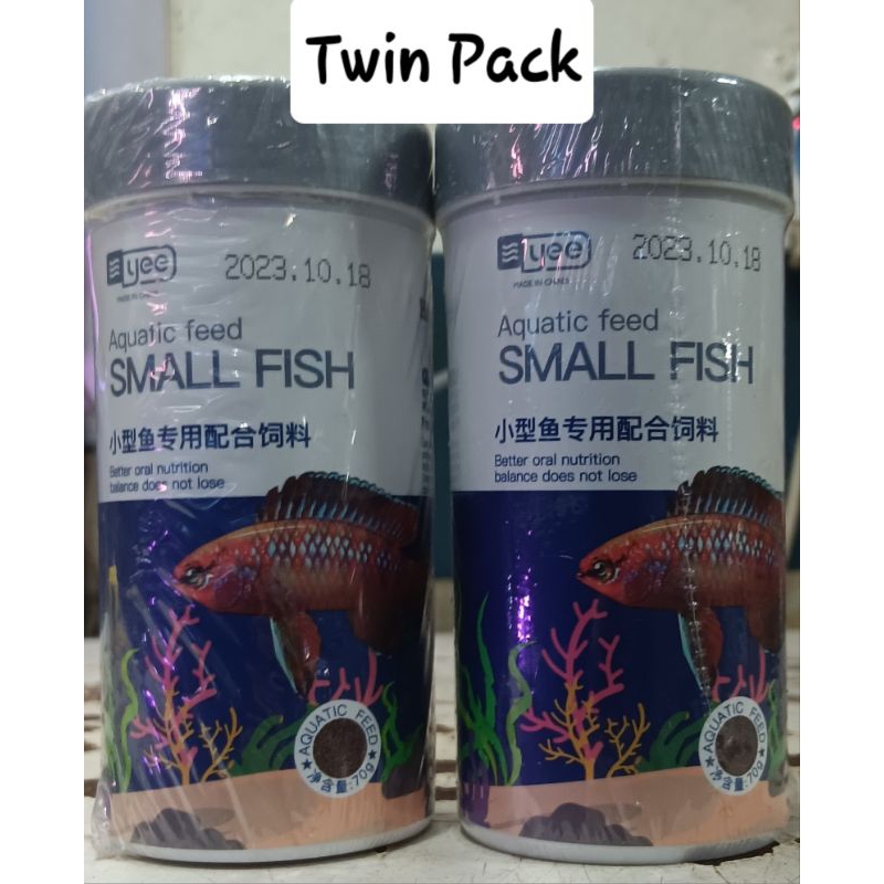 (Special Promo) Yee Aquatic Feed Small Fish Food (Twin Pack) | Shopee ...