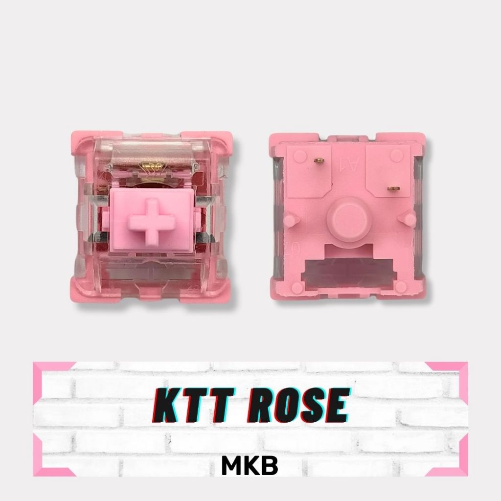 MKB KTT Rose Linear Switch For Mechanical Keyboards | Shopee Malaysia