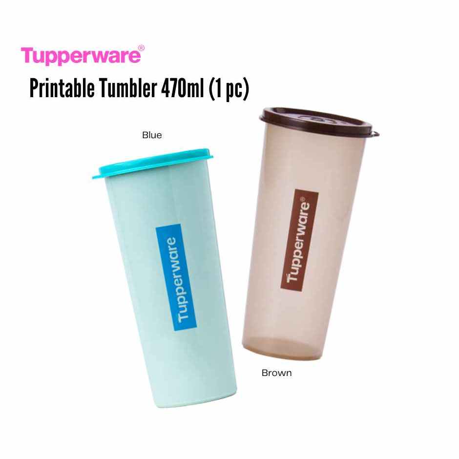 Tupperware Printable Tumbler 470ml Bekas Air | Shopee Malaysia