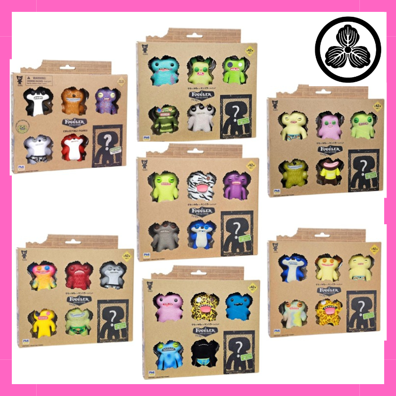 Fuggler Deluxe Collectible Figures - Open Box Set (A-G) - 6 Pieces ...