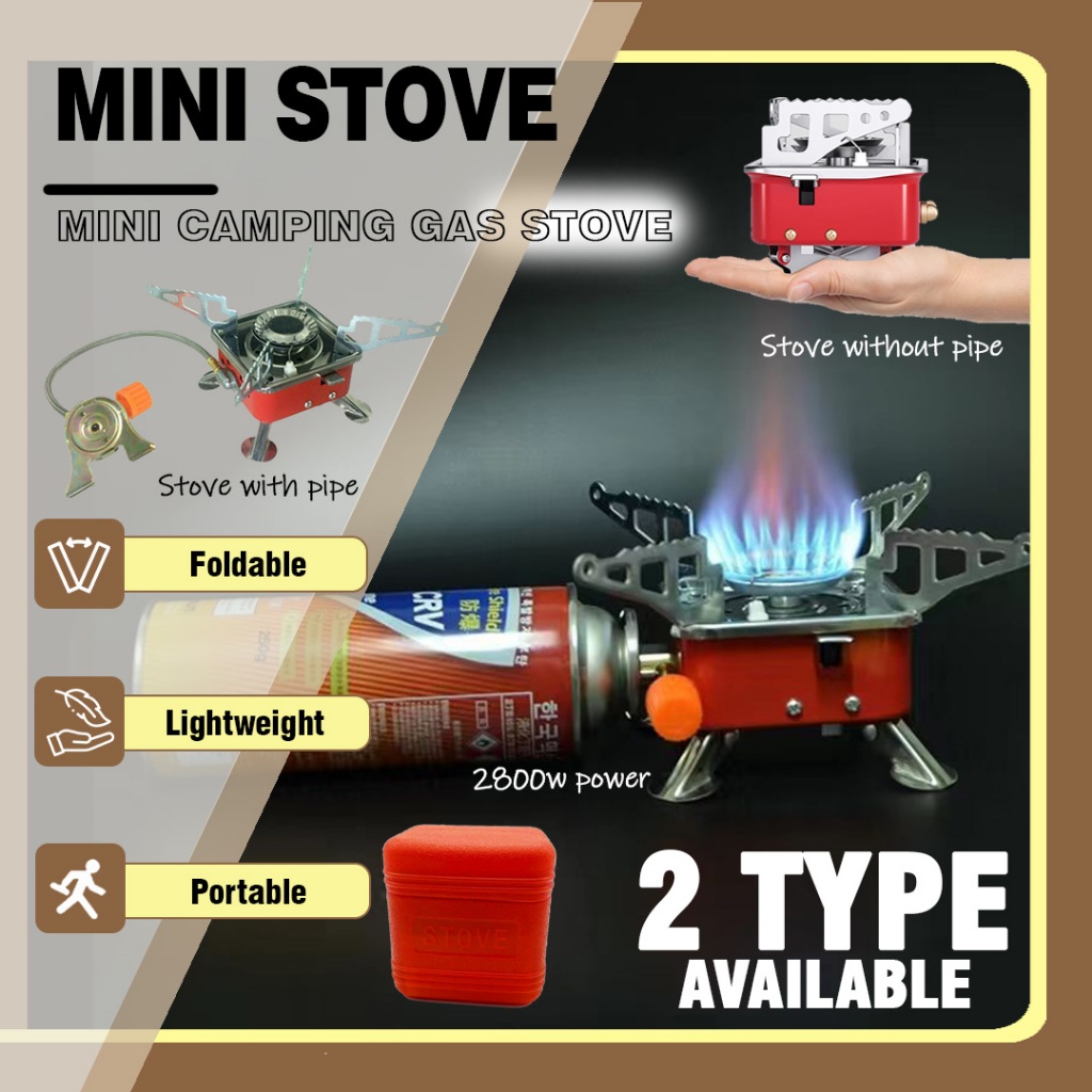 [NEW] Portable Mini Folding Camping Gas Stove Windproof Mini Stove ...