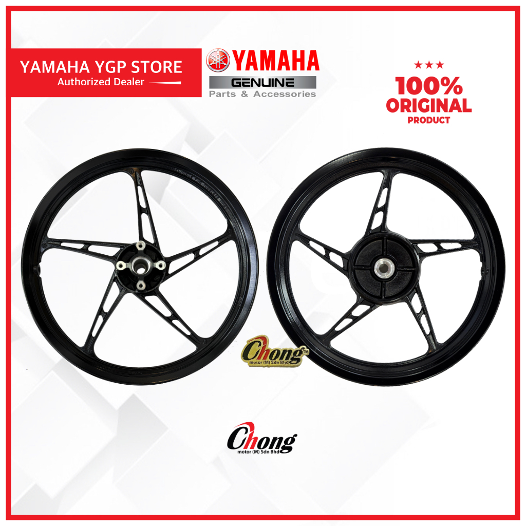 YAMAHA Sport Rim/Cast Wheel LC135 V1-V7 (Black) 1.60x17/1.85x17 1S8 ...
