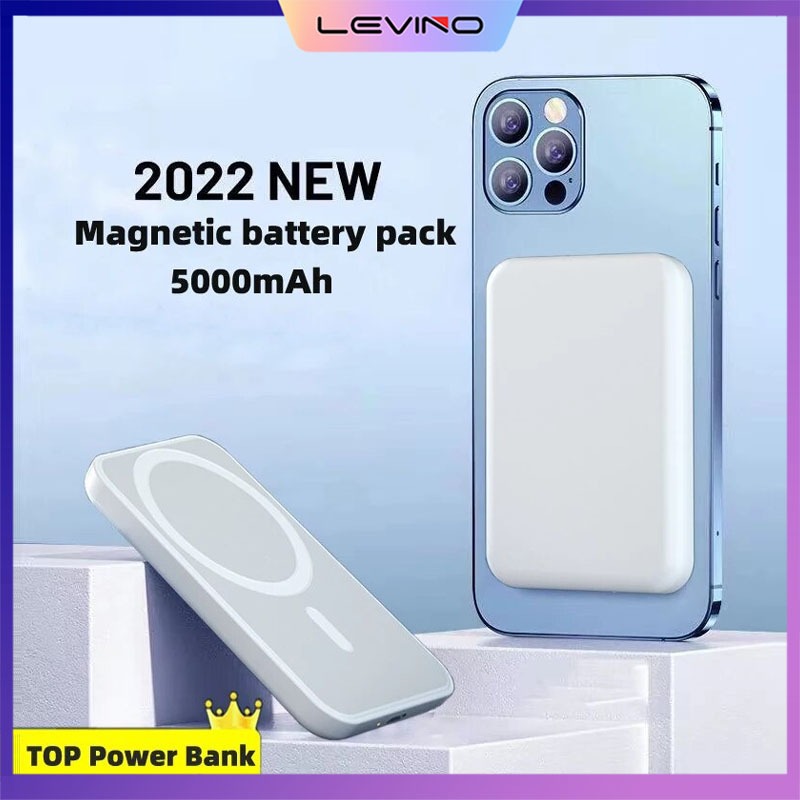 Wireless 5000mAh Magnetic Wireless Fast Charging Power Bank