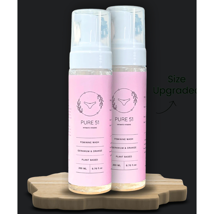 Pure51 Feminine Wash (200ml) Cara mudah untuk bahagian intim yang sihat ...