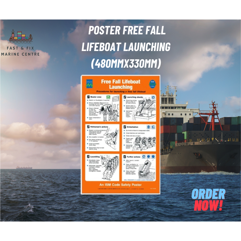 POSTER FREE FALL LIFEBOAT LAUNCHING (480MMX330MM) | Shopee Malaysia