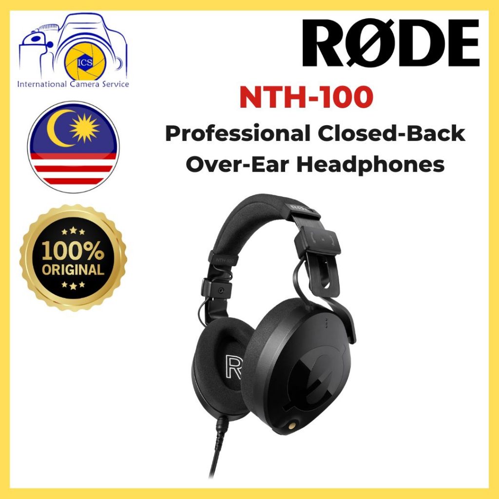 RODE NTH-100 Professional Closed-Back Over-Ear Headphones | Shopee Malaysia