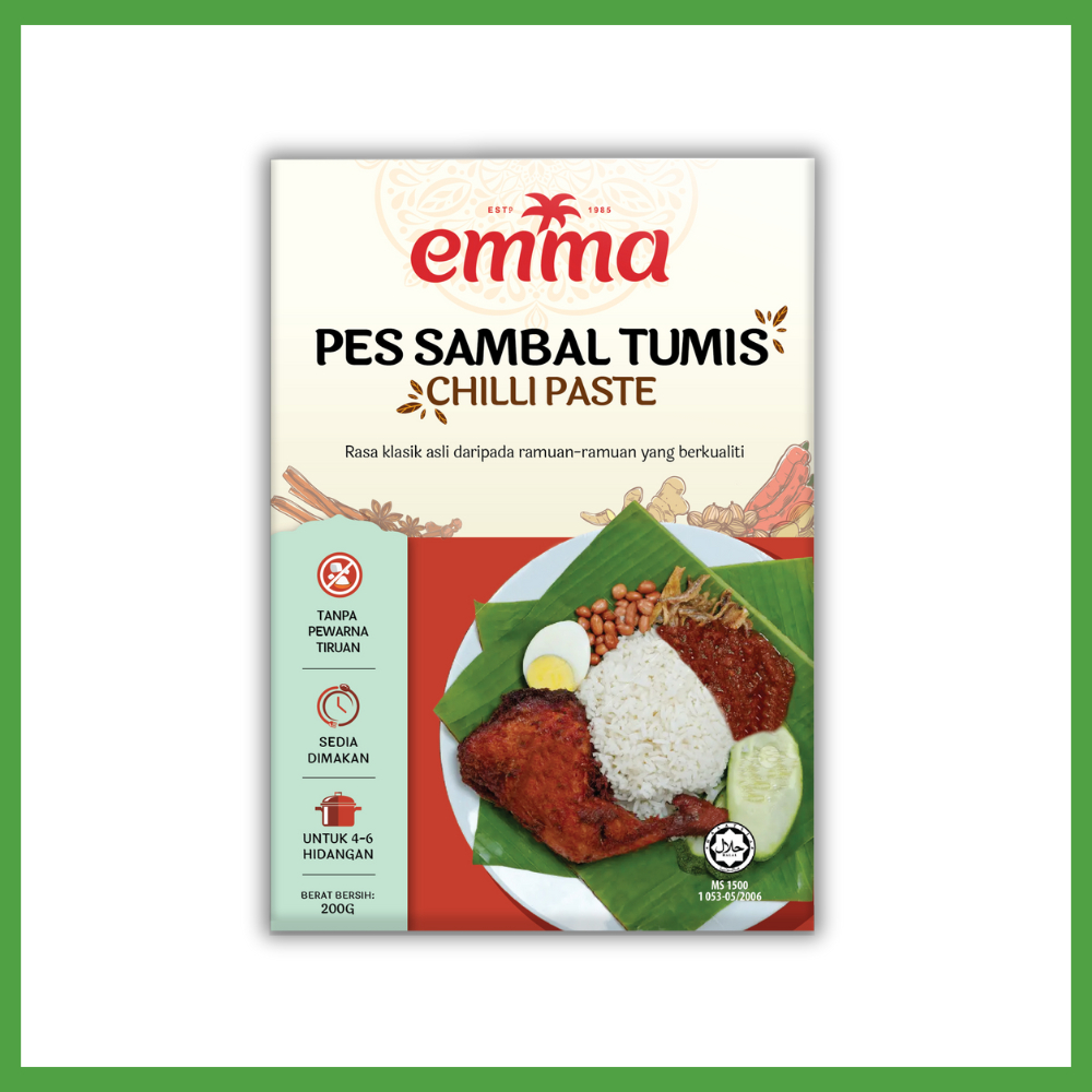 Emma Pes Sambal Tumis Instant Cooking Paste Nasi Lemak Simple Easy ...
