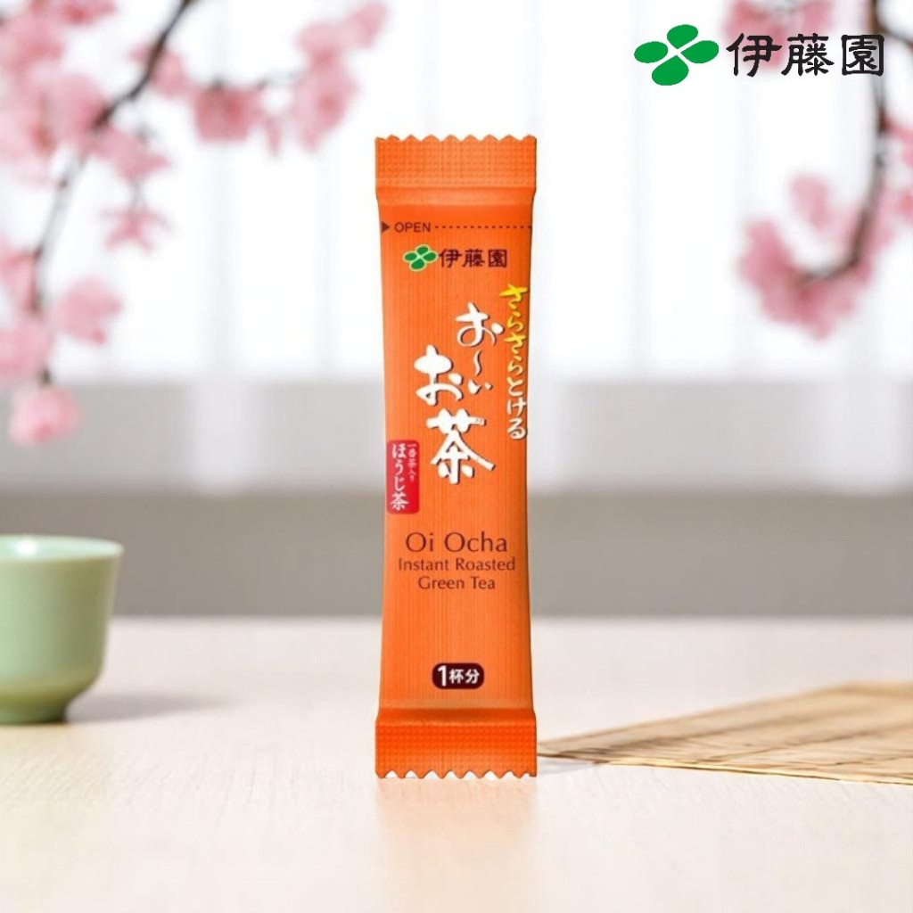 Ito En Oi Ocha Instant Hojicha Stick – 1 Serving Roasted Green Tea ...