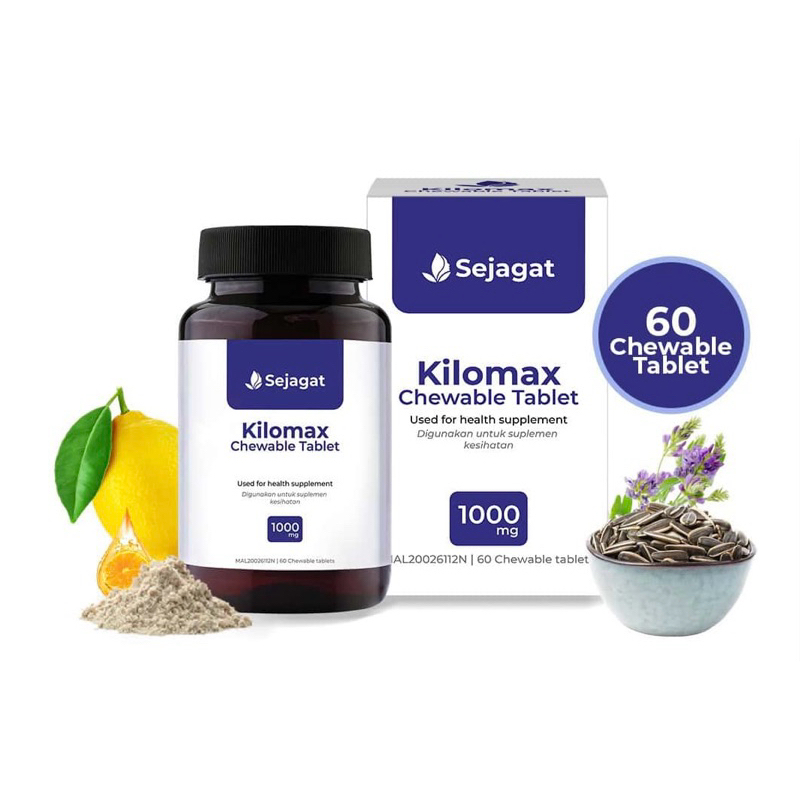 Sejagat Kilomax 1000mg Chewable (60 Tablets) | Shopee Malaysia