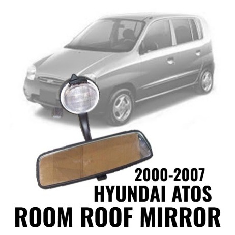 Hyundai Atos 2000 2005 Year Inner Interior Room Roof Mirror With Lamp ...