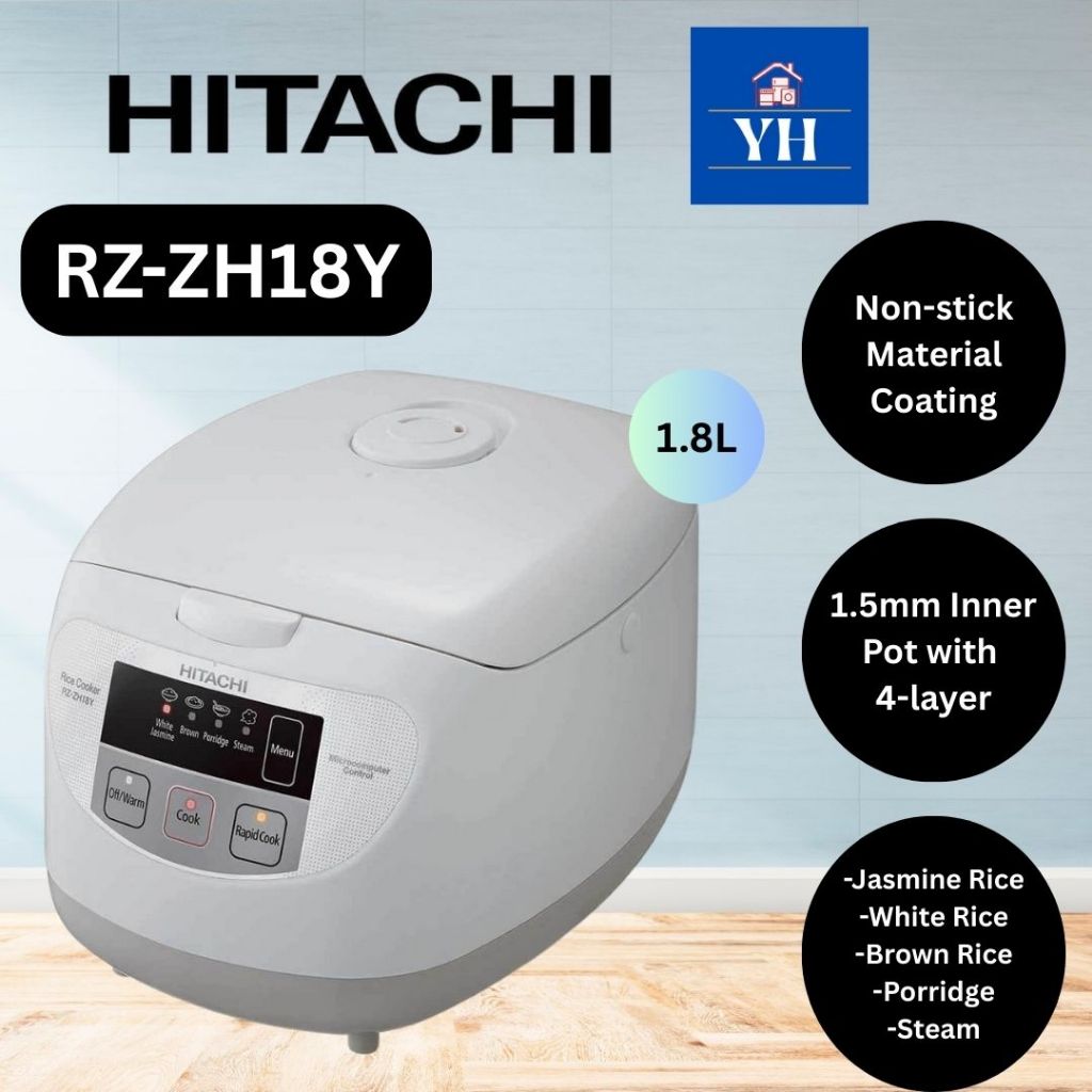 HITACHI RICE COOKER 1.8L RZ-ZH18Y | Shopee Malaysia