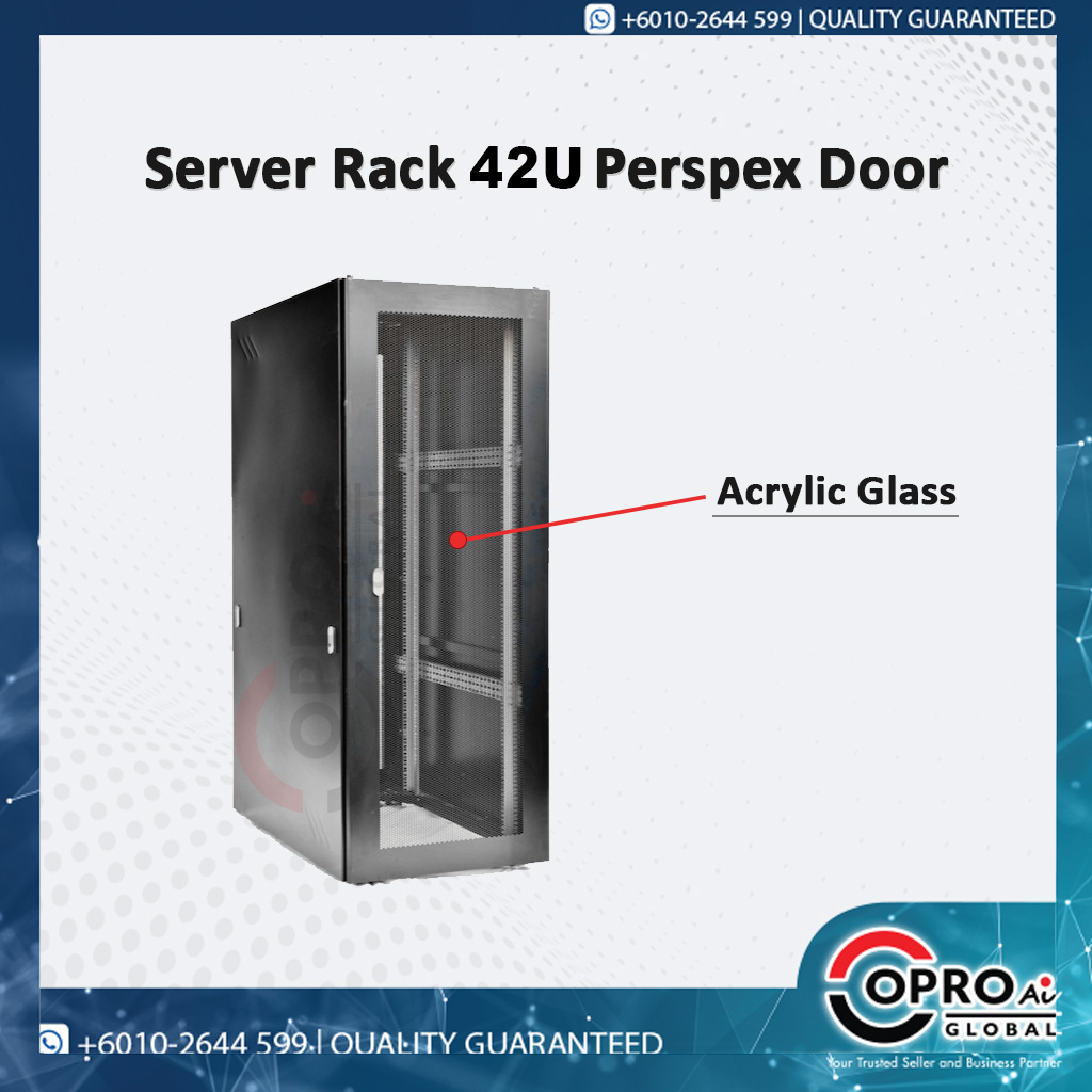 [READY STOCK] Primestar 42U 19inch Floor Standing Server Rack, Perspex ...