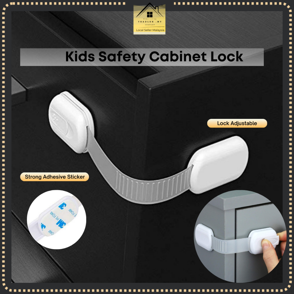 Home Refrigerator Fridge Freezer Door Lock Latch Catch Toddler Kids ...