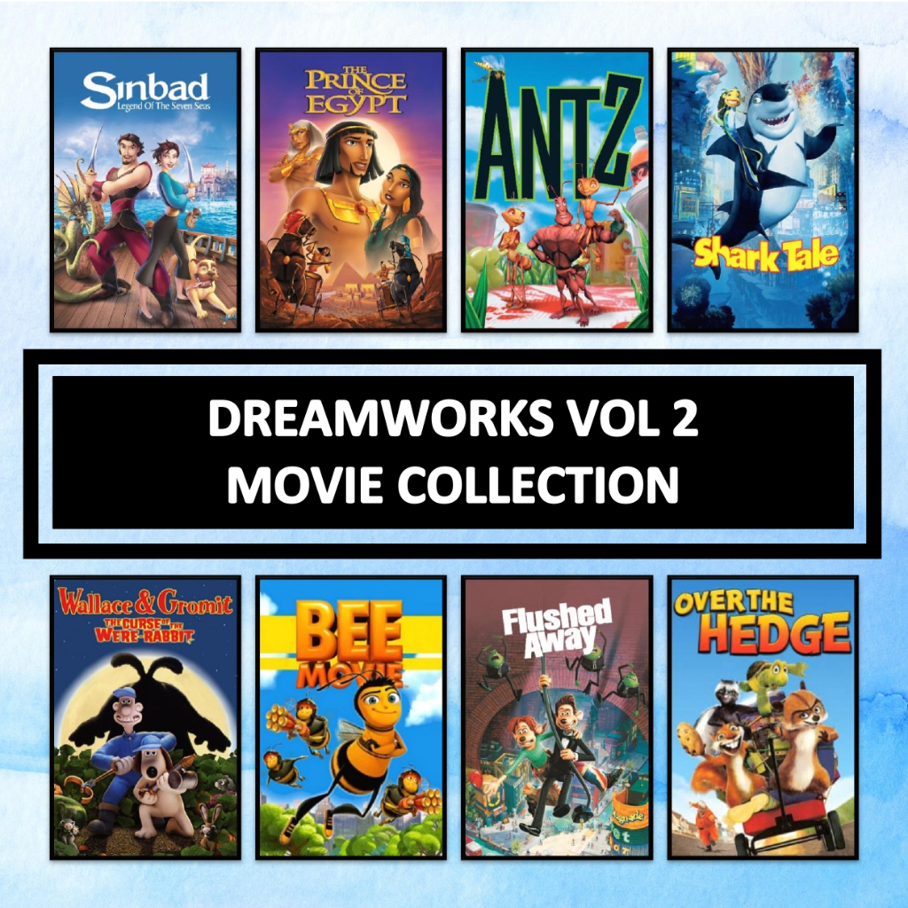 CARTOON | DREAMWORKS VOL 1 ANIMATION COLLECTION | PENDRIVE MOVIE ...
