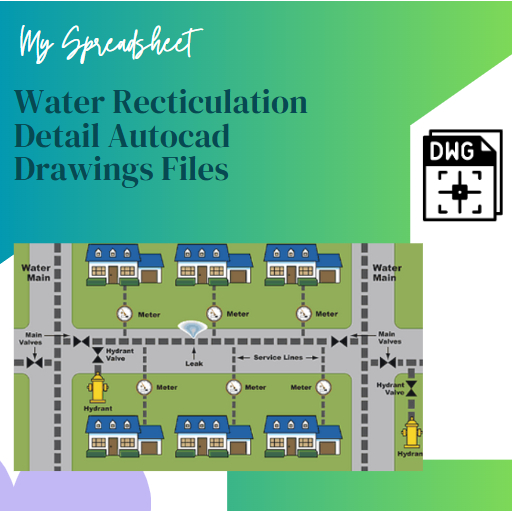 Water Recticulation Detail Autocad Drawings Files Autocad Perincian ...