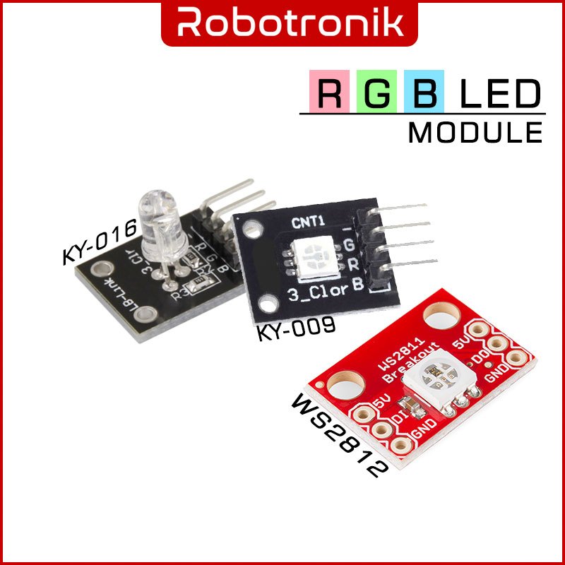 RGB LED Module WS2812 / KY-016 / KY-009 5V 3V | Shopee Malaysia