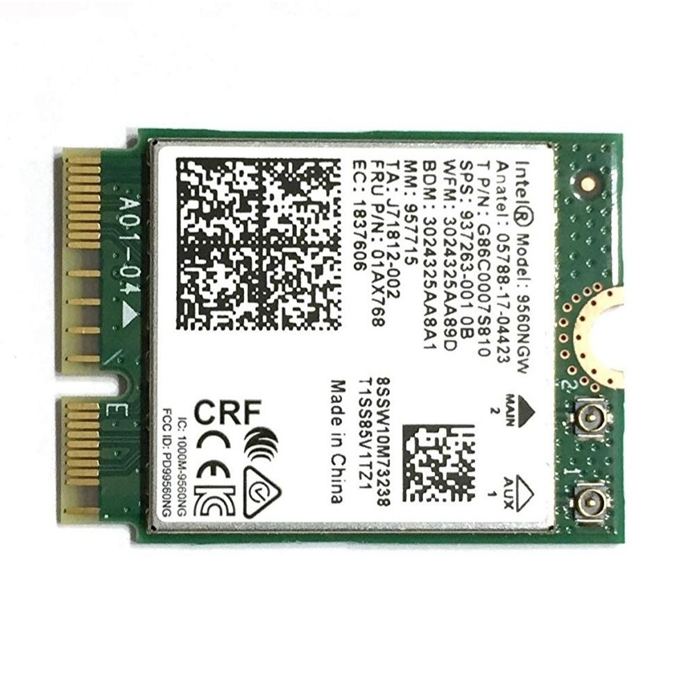 Intel 9560NGW Dual Band Wireless-AC 9560 M.2 2230 Ac+Bt Gigabit No Vpro ...