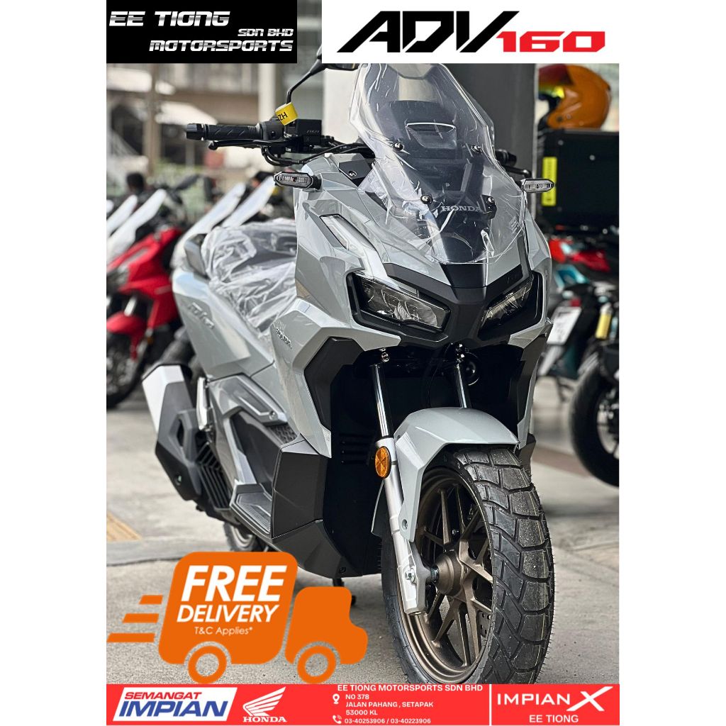 HONDA ADV160 SE LASTEST COLOR GREY *(NEW-UNREGISTER) 2025 PROMOSI OFFER ...