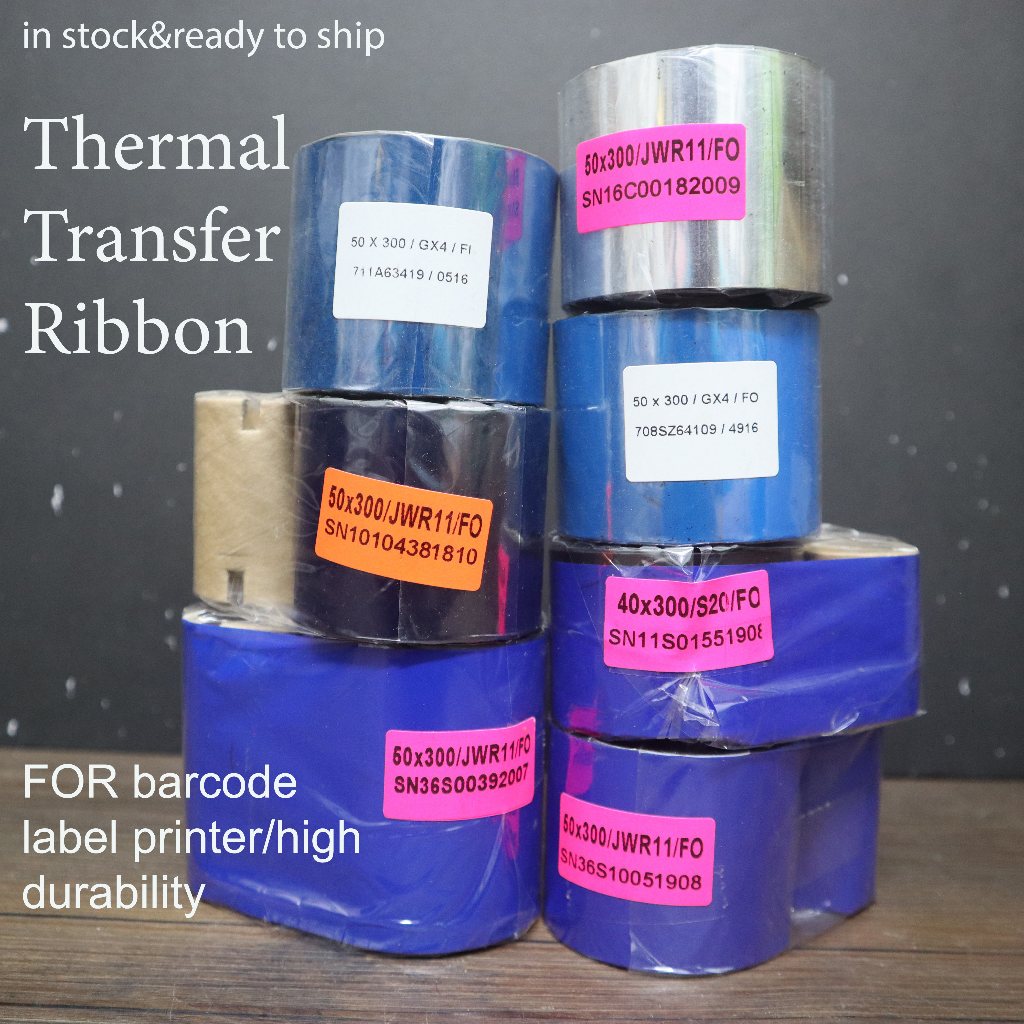 [Ready Stock]Thermal Transfer Ribbon – 50mm / 70mm Width x 300m Length ...