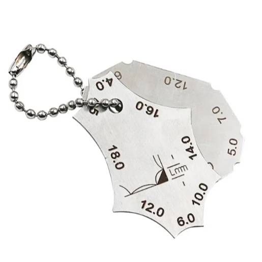 MKR Fillet Weld Welding Gauge Protractor Throat Depth Leg Length Ruler ...