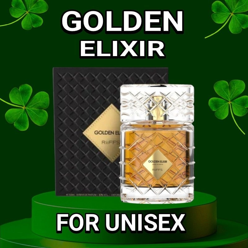 Golden Elixir Riiffs Perfumes 100ml for women and men. | Shopee Malaysia