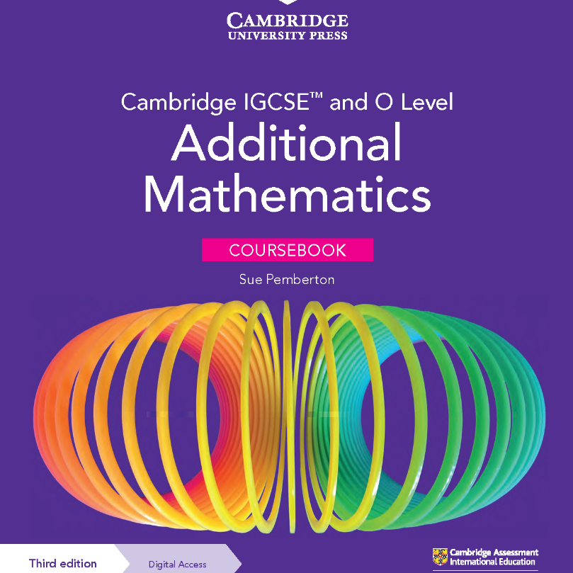 30.1 Latest New Cambridge IGCSE Add Math COURSEBOOK + Answer IGCSE ...