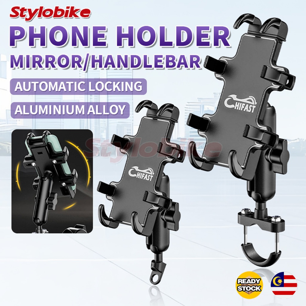 Premium Phone Holder Bicycle Motosikal Basikal Pemegang Telefon Motor ...