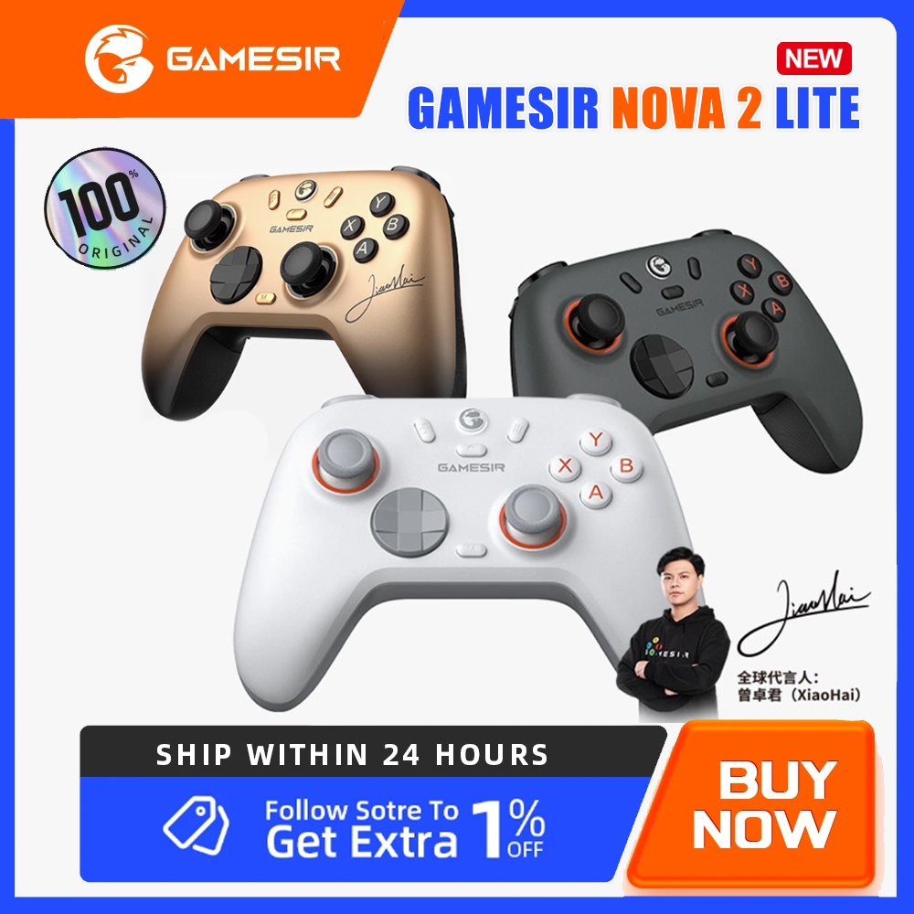 GAMESIR T4 NOVA LITE 2 Wireless Game Controller Hall Effect for PC ...