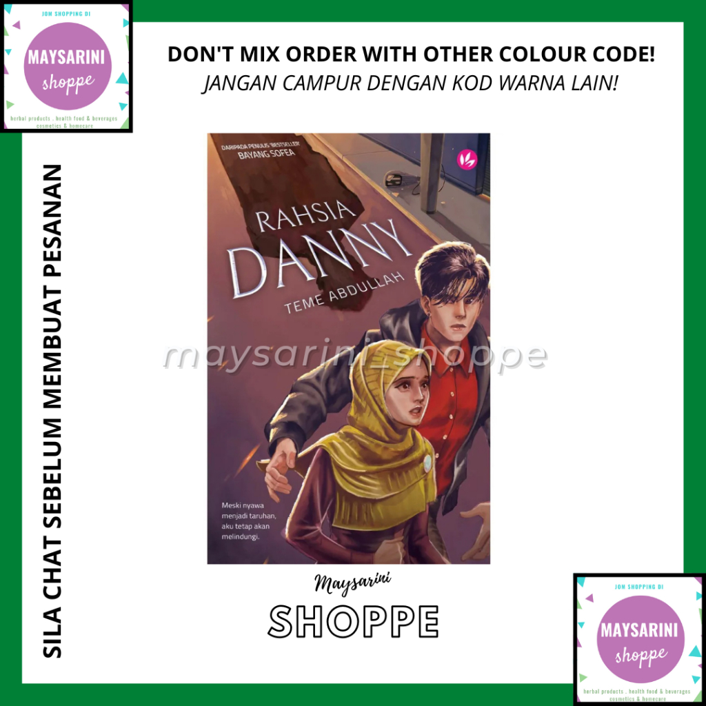 Rahsia Danny oleh Teme Abdullah IMAN Publication | Shopee Malaysia