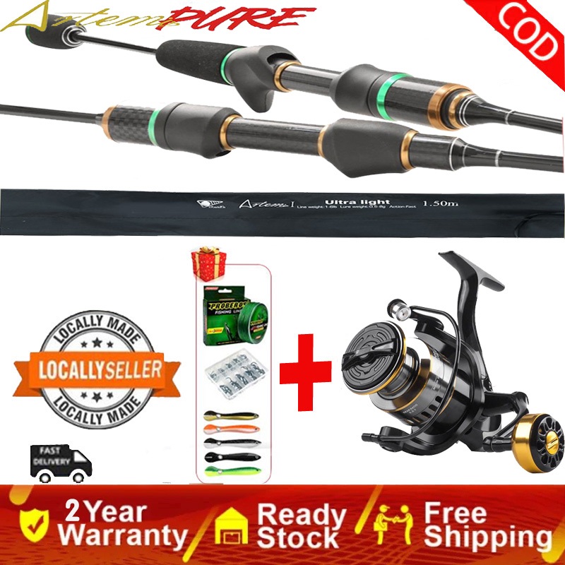 ArtemisPure Fishing Rod Set Barang Mancing Fishing Combo Joran Pancing ...