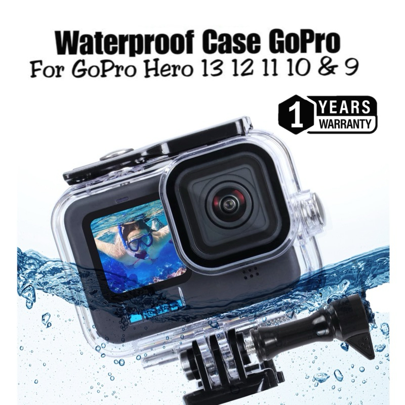 (60M)GOPRO UNDERWATER HOUSING WATERPROOF CASING FOR GOPRO HERO 13/12/11 ...